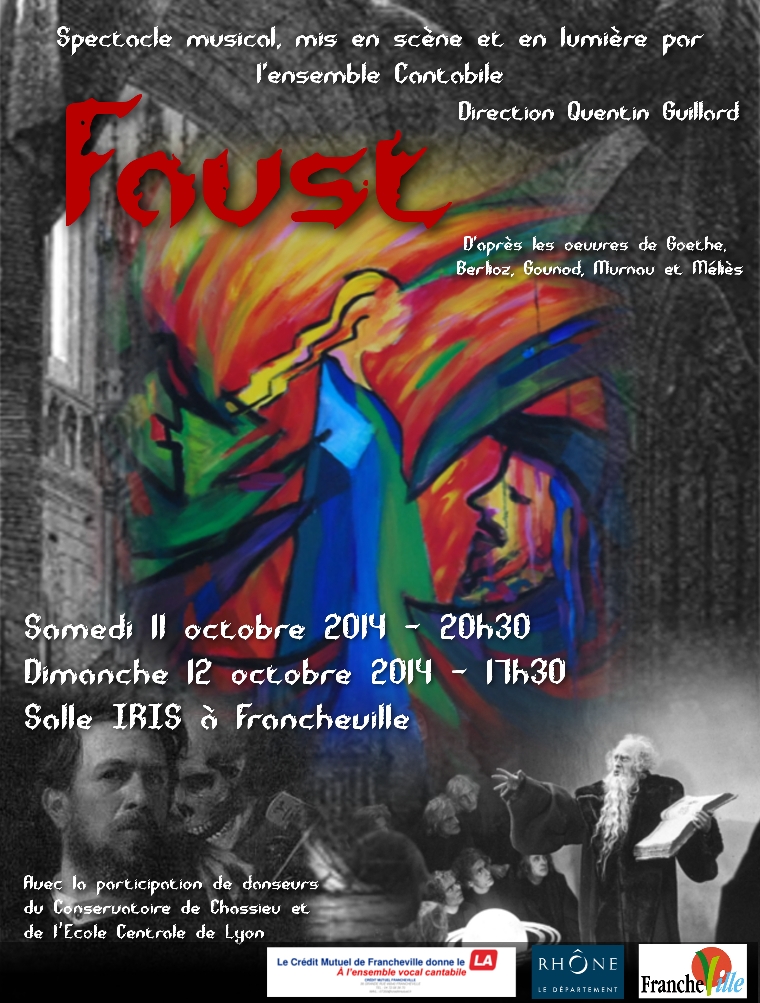 Affiche Spectacle Faust
